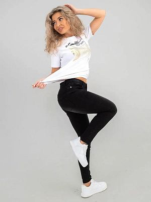 картинка Футболка женская 211-1 магазин Одежда+ являющийся официальным дистрибьютором в России 